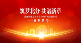 银行年会KV