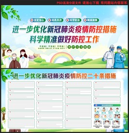 疫情防控展板