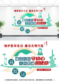 医院廉政文化墙