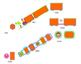 幼儿园软木造型楼梯