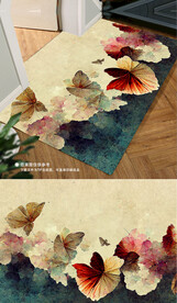 复古欧式古典高贵花纹地毯地垫