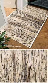 欧式复古轻奢花纹地垫地毯