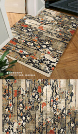 欧式古典高贵复古花纹地毯地垫