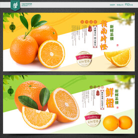 橙子海报