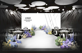 韩式婚礼仪式区效果图