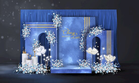 星空婚礼迎宾区