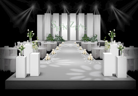 白色婚礼仪式区