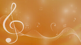 金色音乐晚会海报主题活动背景