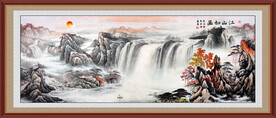 客厅山水画