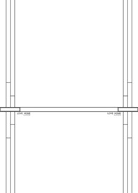 高清分层透明底推拉门打印图