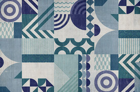 几何图案抽象地毯