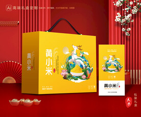 小米包装 杂粮礼盒