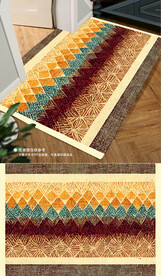 北欧现代简约抽象几何地毯地垫