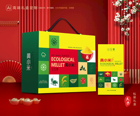 小米包装 杂粮礼盒