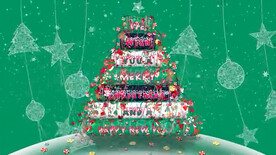 快速的圣诞节开场动画