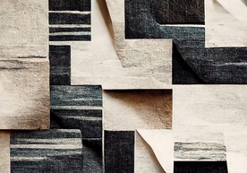 现代简约抽象几何复古地毯地垫