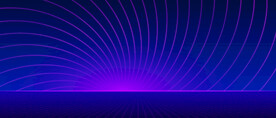 蓝色背景紫色发散螺旋光线