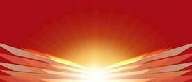 红色科技红旗光线喜庆背景