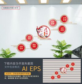 廉政楼道文化墙