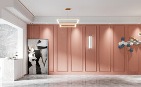 现代极简 轻奢客厅 空场景