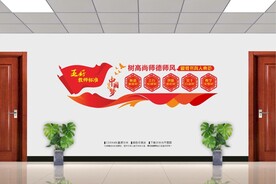 五好教师文化墙