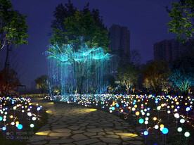 春节街道亮化 PSD分层效果 