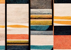 现代简约抽象几何轻奢地毯地垫