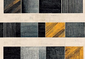 现代简约抽象几何复古客厅地毯