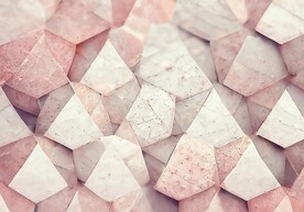 现代简约几何粉色淡雅地毯地垫