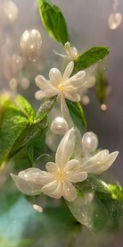 现代3d立体抽象花朵装饰画