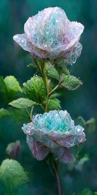 现代3d立体抽象花朵装饰画