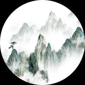 高清分层透明底平开门打印图