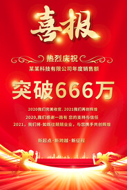 销售喜报
