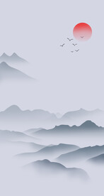 高清分层山水背景