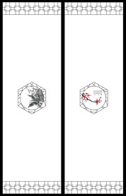 高清分层透明底推拉门打印图