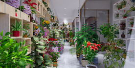 花店设计案例效果图