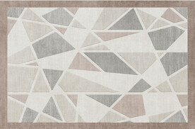 灰色色块地毯图案