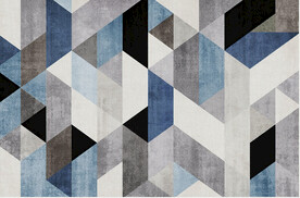 几何色块抽象地毯