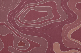 红色抽象线条图案