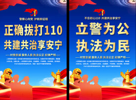 110宣传海报挂图