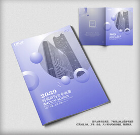 高端大气企业宣传画册封面设计