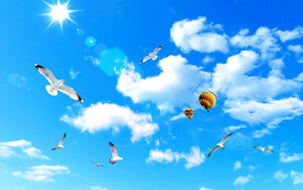 蓝天白云软膜天花