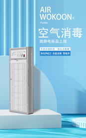 微静电空气消毒机海报