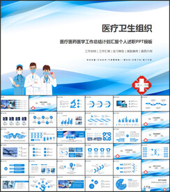 医疗团队医生工作总结PPT