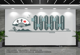 食堂文化文化墙