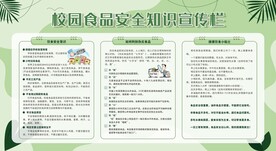 校园食品安全展板
