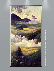 唯美风景玄关装饰画