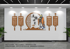 道德讲堂文化墙