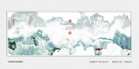 青山绿水装饰画