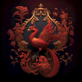 浮雕凤凰